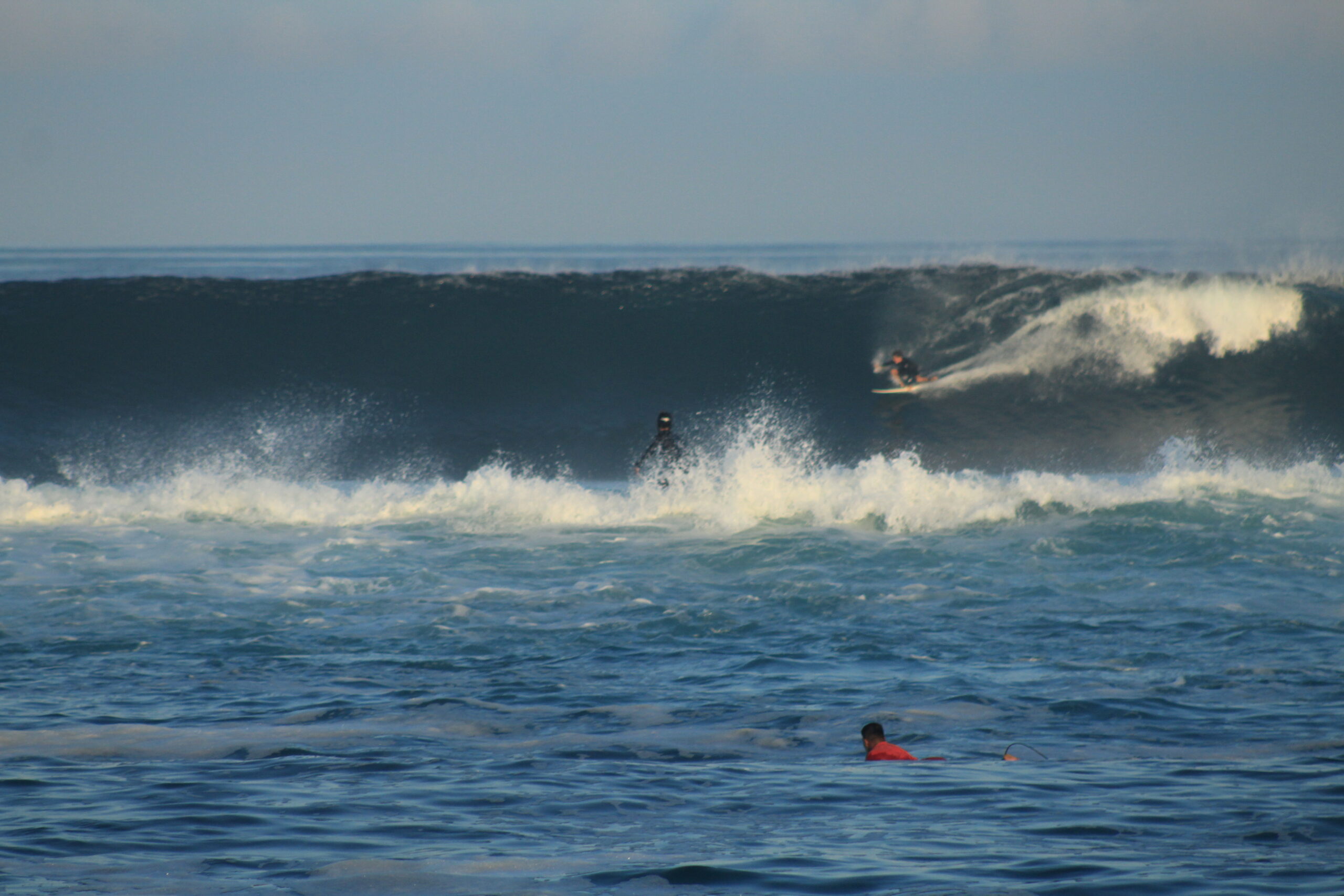surfing at Punta Carola, San Cristobal, Galapagos