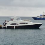 Angel Kellie inter-island ferry Galapagos