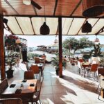 modern restaurant on the waterfront in San Cristobal, Galapagos