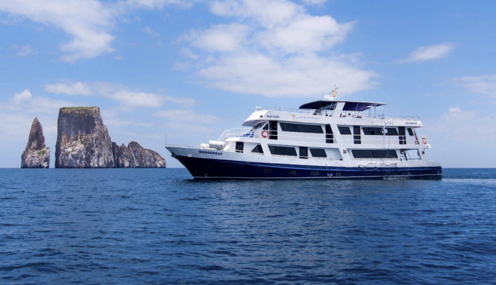 Monserrat cruise Galapagos at Kicker Rock
