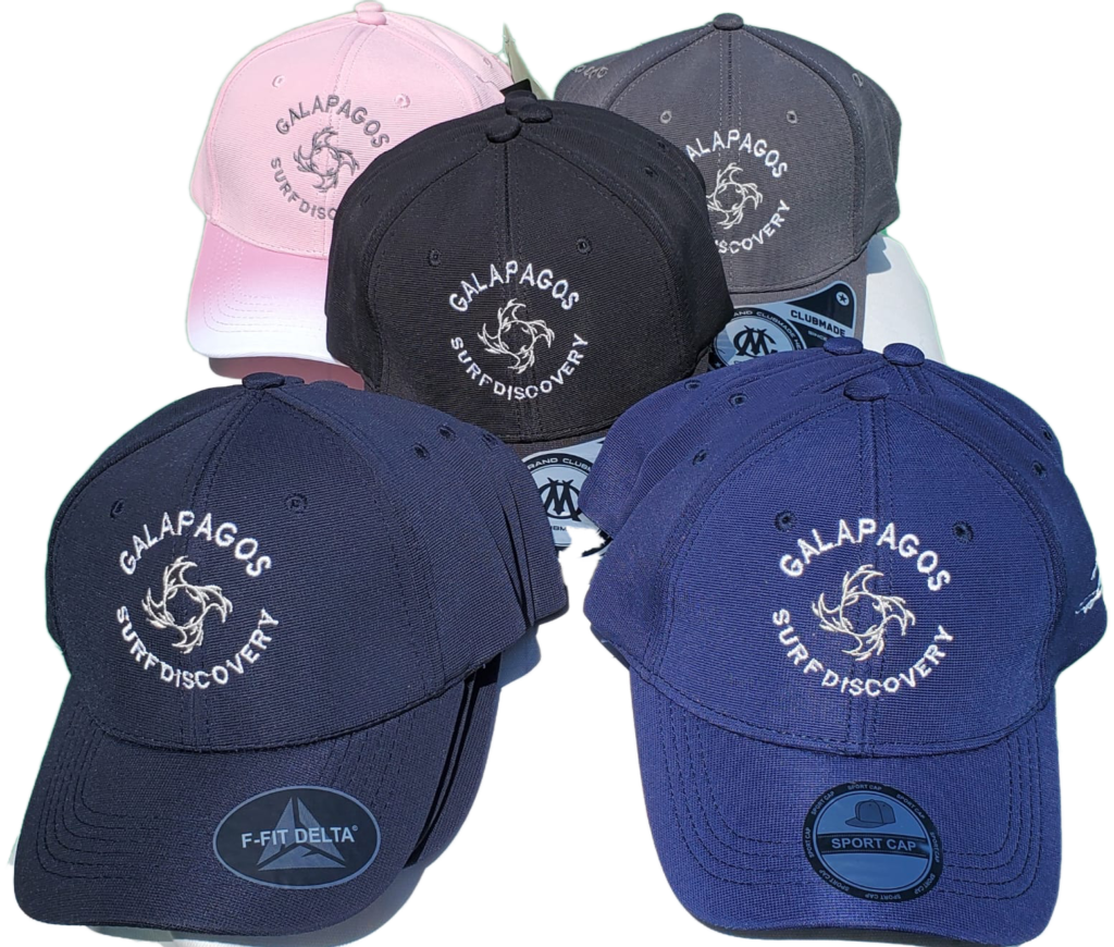 assorted Galapagos Surf Discovery ball caps
